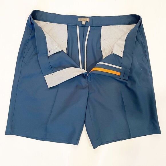 Peter Millar Crown Sport Performance  Golf Short Blue Size 40 - Picture 2 of 6